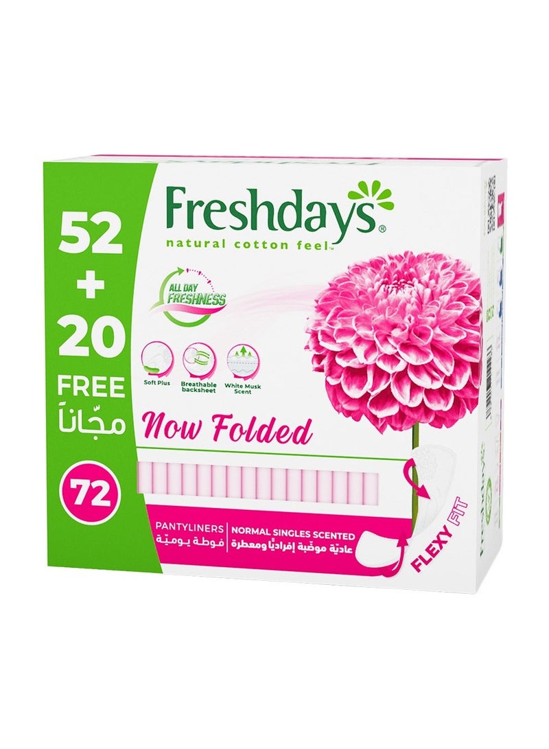 Freshdays بطانات يومية عادية معطرة مطوية - Image 2
