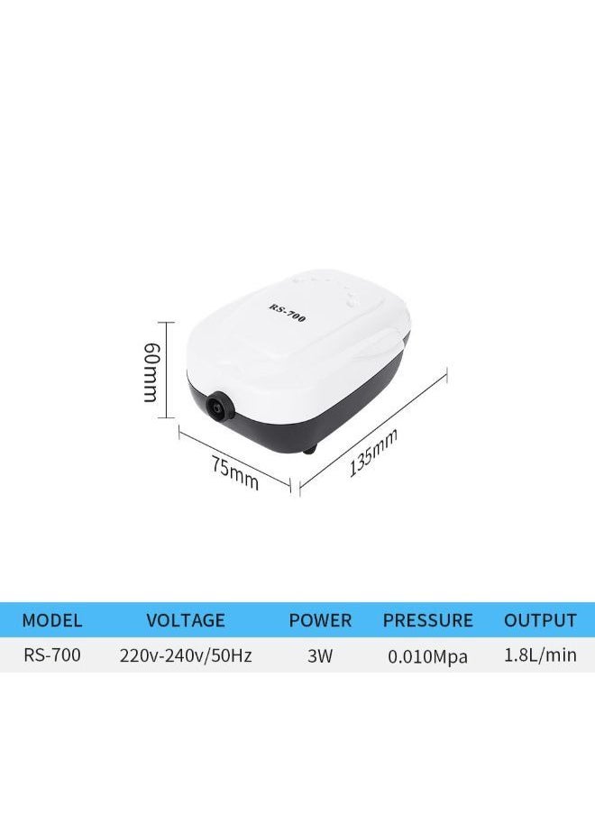 Rs Electrical B&K RS-Electrical Aquarium Super Silent Patented Streamline Design Air Pump  - Image 5
