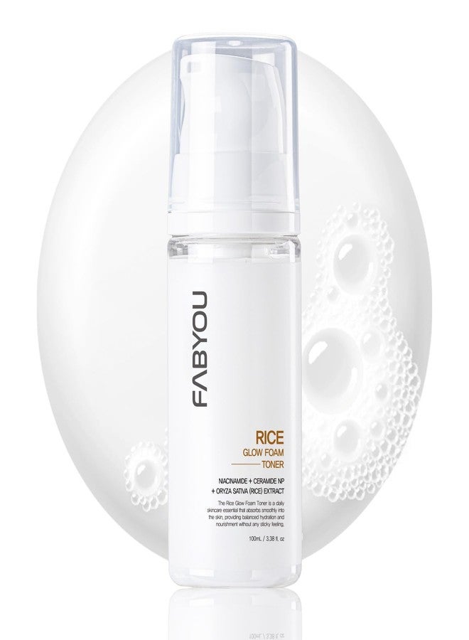 Fabyou Rice Glow Bubble Toner 3.38 fl oz - Hydrating Milky Toner for Sensitive and Dry Skin, with Niacinamide and Rice Extract to Support Radiant Skin, Easy-to-Carry Size for Daily Korean Skincare Routine - Image 1