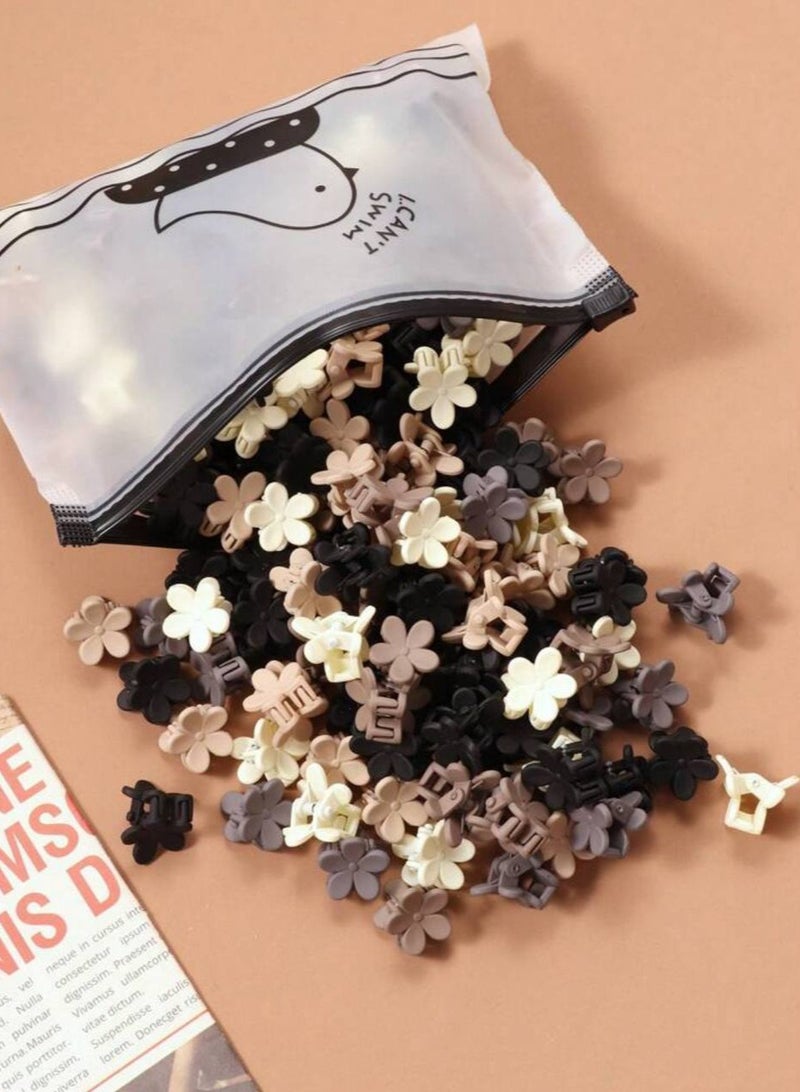 30 Pieces Of Small Coffee Color Hair Clips, Elegant Princess Style Hair Accessories For Side Braids, Perfect For Autumn, Winter, And Holidays. - Image 2