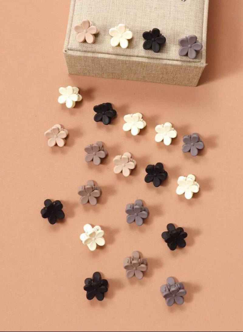 30 Pieces Of Small Coffee Color Hair Clips, Elegant Princess Style Hair Accessories For Side Braids, Perfect For Autumn, Winter, And Holidays. - Image 3