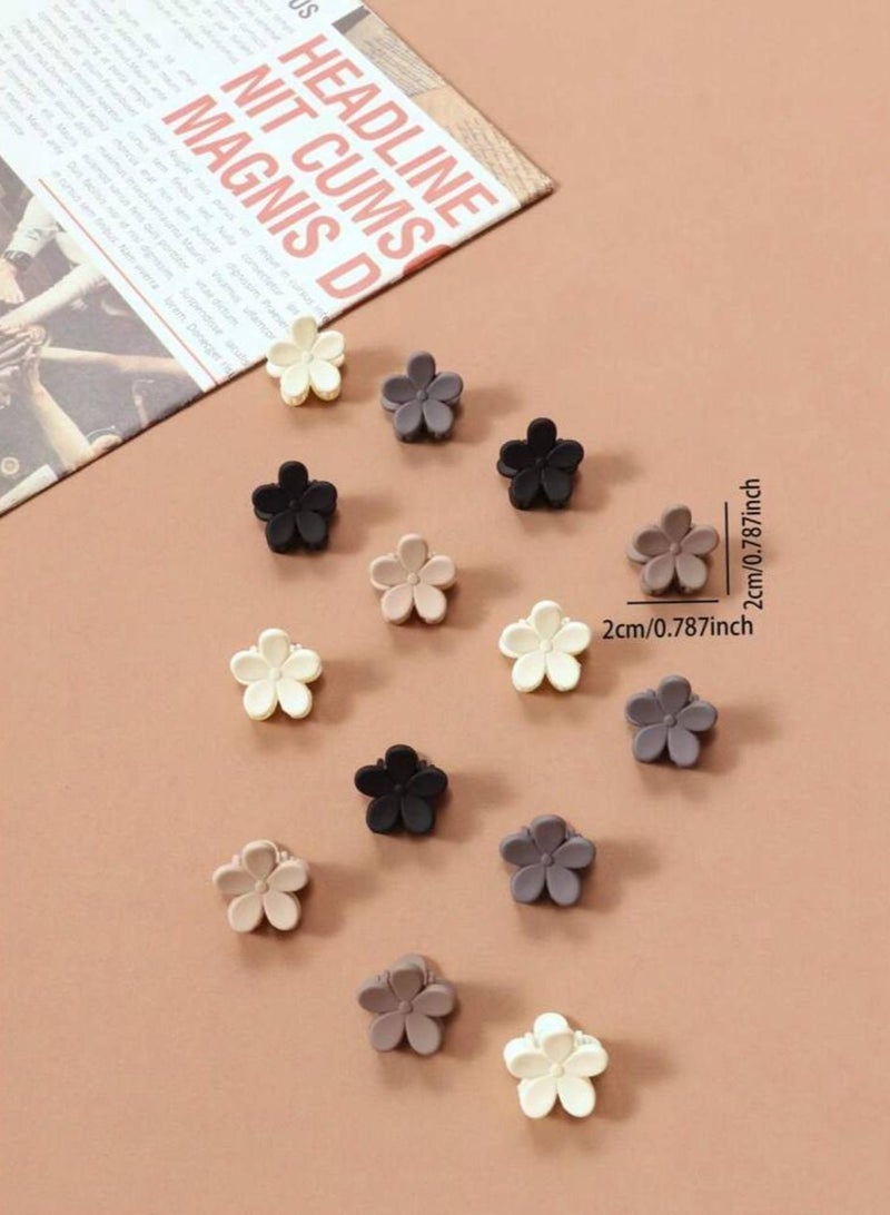 30 Pieces Of Small Coffee Color Hair Clips, Elegant Princess Style Hair Accessories For Side Braids, Perfect For Autumn, Winter, And Holidays. - Image 4