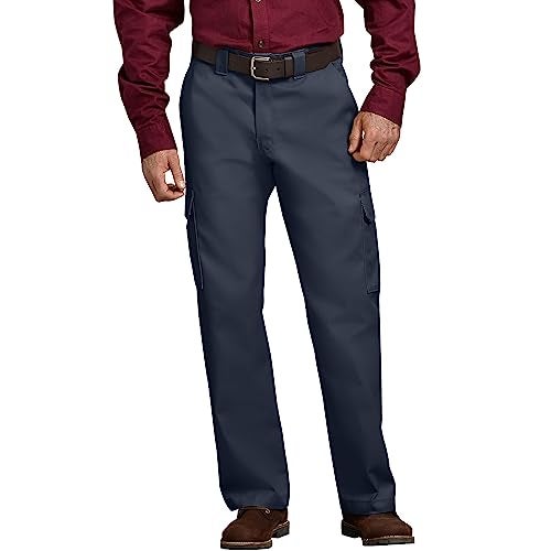 Dickies Mens Relaxed Straight-fit Cargo Work Utility Pants, Dark Navy, 38W x 34L US - Image 3