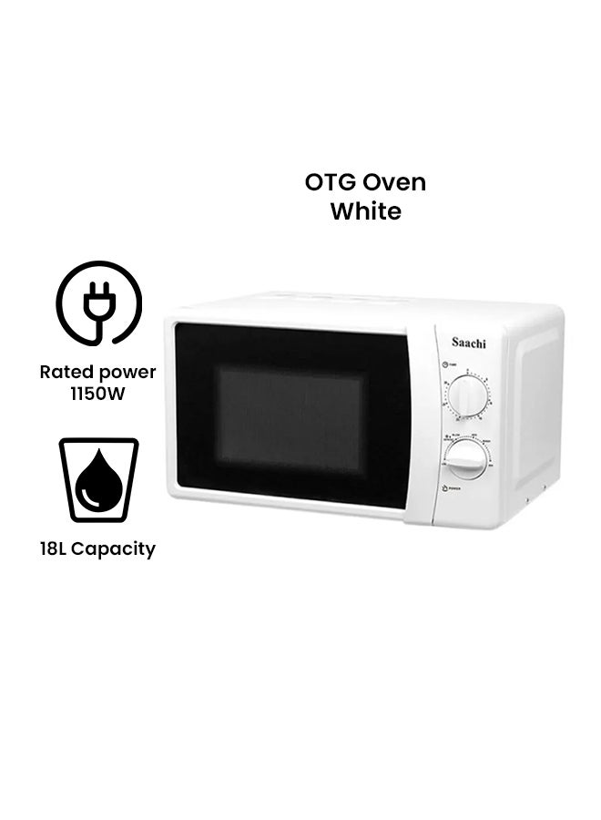 Saachi Microwave Oven 18 L 1150 W NL-MO-6108-WH White - Image 2