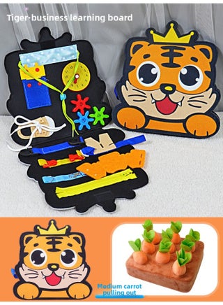 Baby Tear Book Montessori Busy Early Education Tear Not Tear Cloth Book Baby Over Months Quiet Hand Tear Book Toy-Color:Tiger·messori Busy Book·medium-pulling Carrots (including 9 Radishes) - pzsku/ZBDB160455846EC7EB289Z/45/1745539973/33f37539-1f0b-4f5d-b360-b7bd70c6ab46