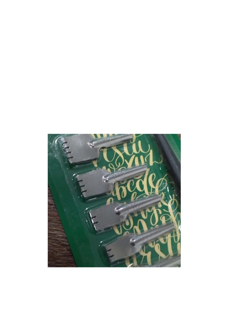 Greenwich Line Parallel Arabic Urdu English Calligraphy Pen broad nib calligraphy dip pen bamboo qalam pen - Image 2