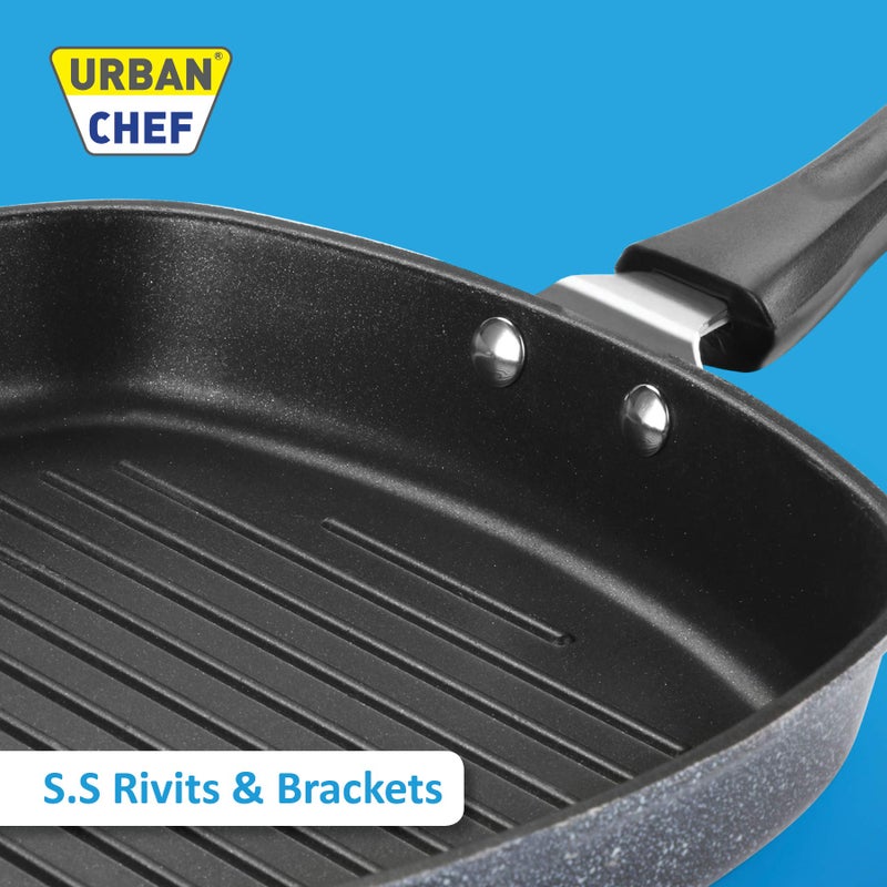 Urban Chef Die Cast Grill Pan (225MM) - Image 4