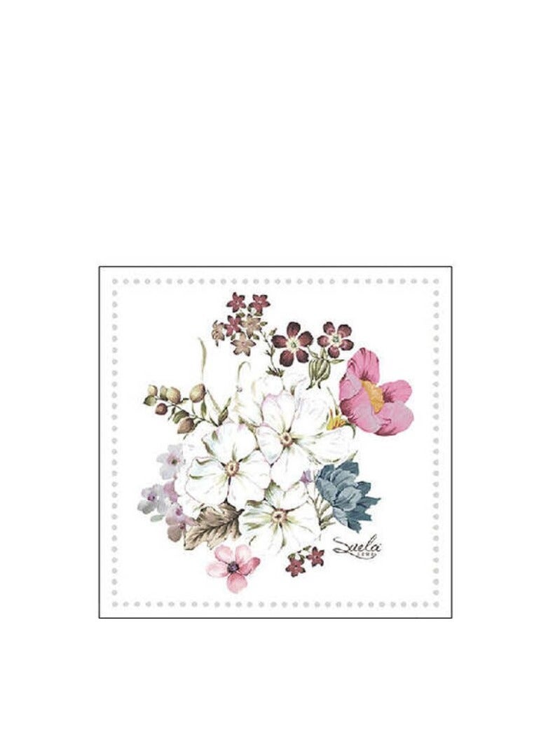 Ambiente Large Mea Flowers Napkins