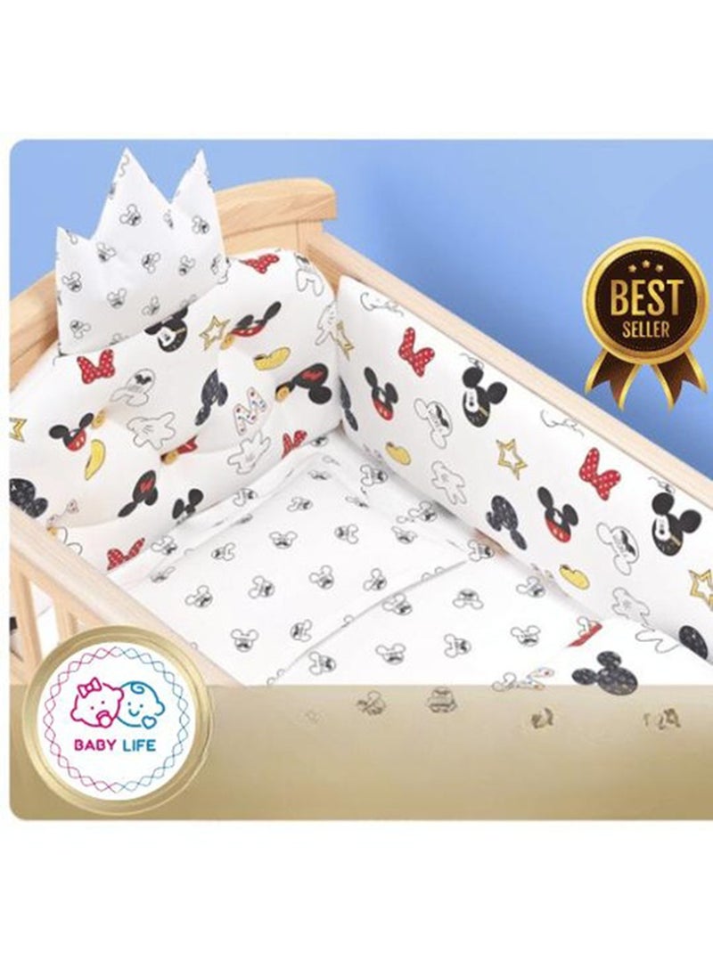 Baby Life Five Pieces Bedding Set 116 X 61 