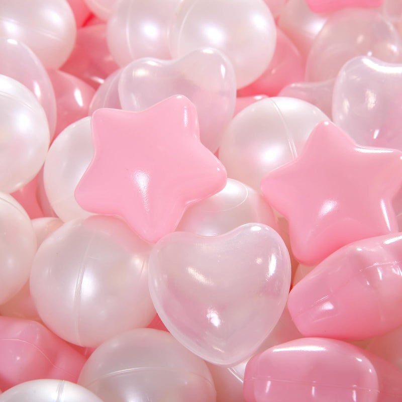 STARBOLO Star Ball Pit Balls for Toddlers -100pcs Phthalate Free BPA Free Non-Toxic Crush Proof Play Balls Play Tent Pool Playhouse Playpen Party Decoration. - Image 2