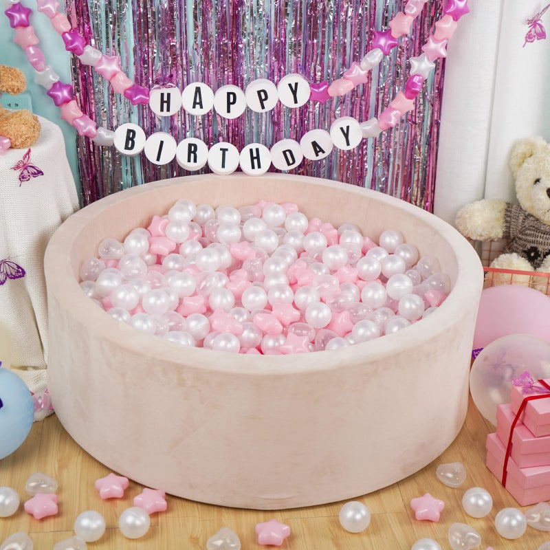 STARBOLO Star Ball Pit Balls for Toddlers -100pcs Phthalate Free BPA Free Non-Toxic Crush Proof Play Balls Play Tent Pool Playhouse Playpen Party Decoration. - Image 3