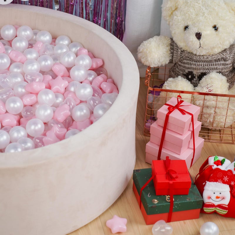 STARBOLO Star Ball Pit Balls for Toddlers -100pcs Phthalate Free BPA Free Non-Toxic Crush Proof Play Balls Play Tent Pool Playhouse Playpen Party Decoration. - Image 4