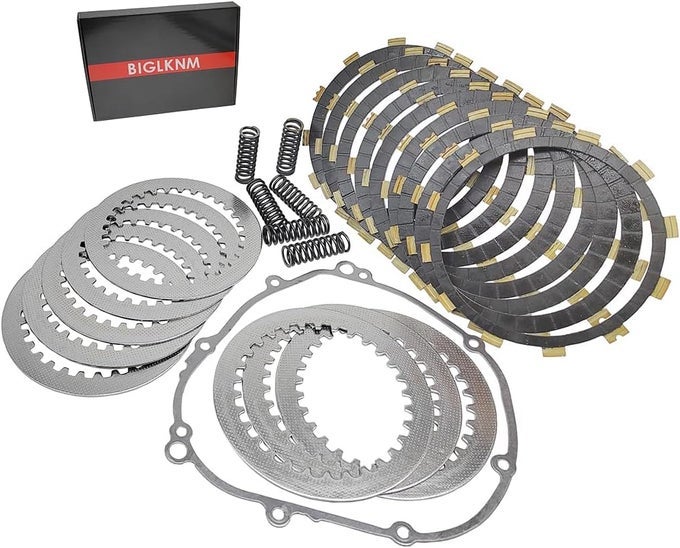 Clutch Kit with Friction Plates, Heavy Duty Springs, and Gasket for Yamaha FZ1 & YZF-R1