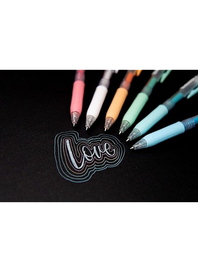 ZEBRA Pen Clip Retractable Gel Pen Fine Point 0.5Mm Milk Assorted Colors 8 Pack  - Image 5