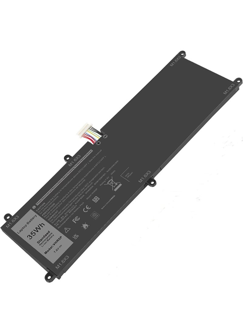 Terabyte VHR5P Laptop Battery Replacement for Dell Latitude 5175 5179 E5175 E5179 Series Notebook Tablet RHF3V 0RHF3V XRHWG 0XRHWG PRR5V 0PRR5V ZYVP1 0ZYVP1 [7.6V 35Wh / 4375mAh]  - Image 2