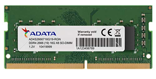 ADATA ذاكرة A-Data Premier 16GB DDR4 2666MHz AD4S2666716G19-RGN 260-pin SODIMM (لابتوب) - Image 2