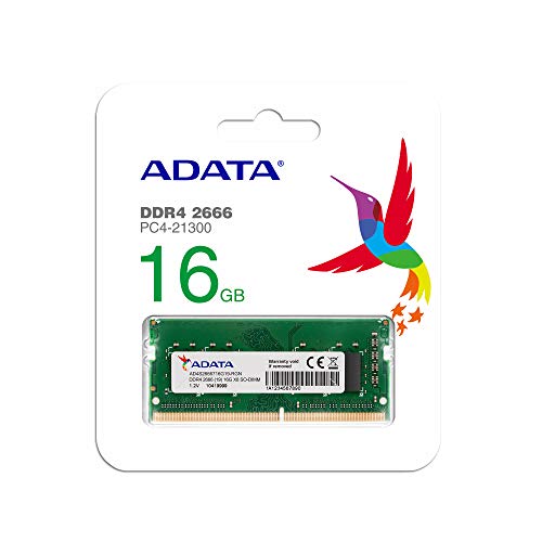 ADATA ذاكرة A-Data Premier 16GB DDR4 2666MHz AD4S2666716G19-RGN 260-pin SODIMM (لابتوب) - Image 1