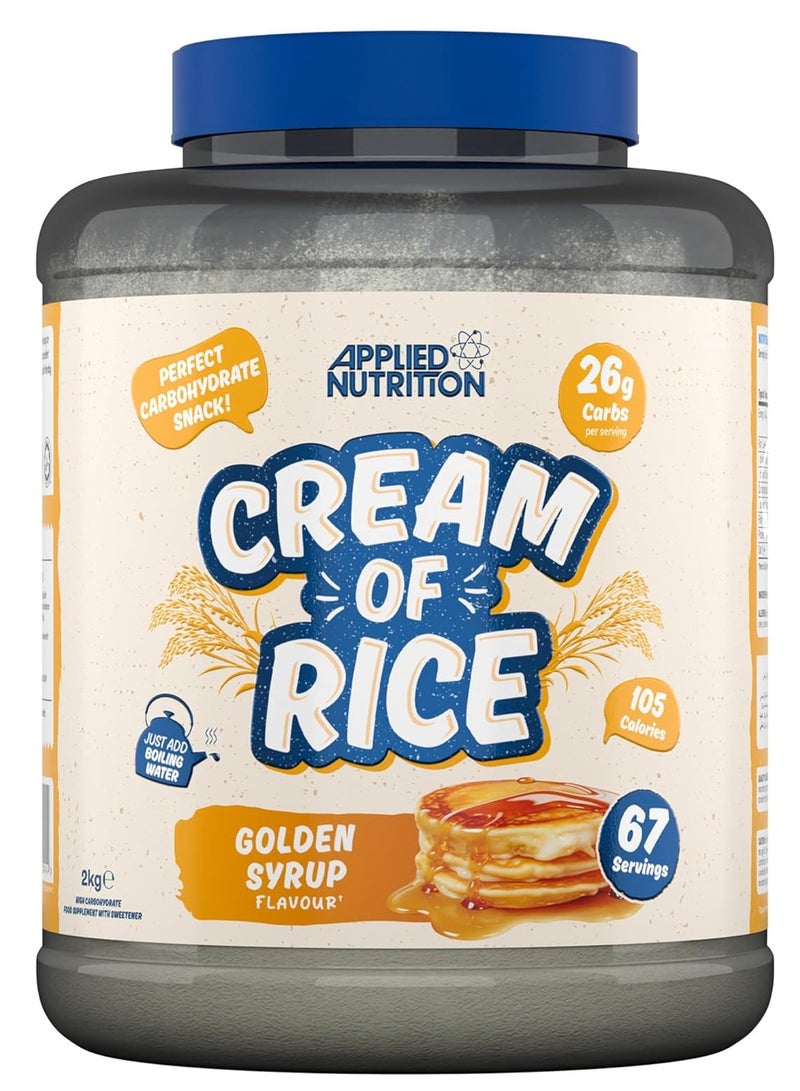 Applied Nutrition Cream of Rice 67 Servings Golden Syrup - Image 1