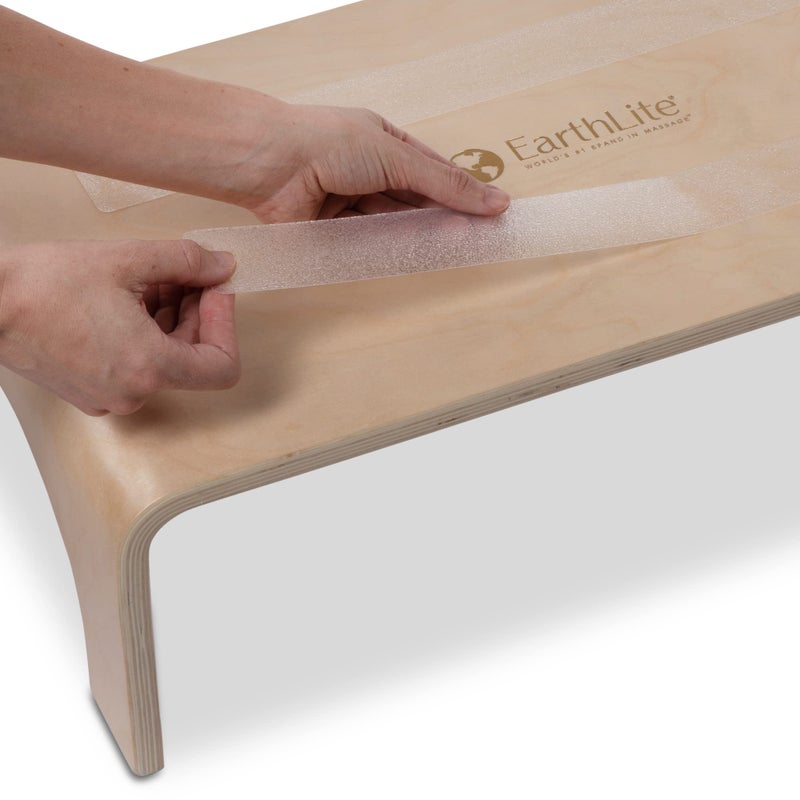 EarthLite Wooden Step Stool - 7'' High, Large Surface, Strong & Stable Bed Step, Foot Stool, Massage Step-Up - Image 5
