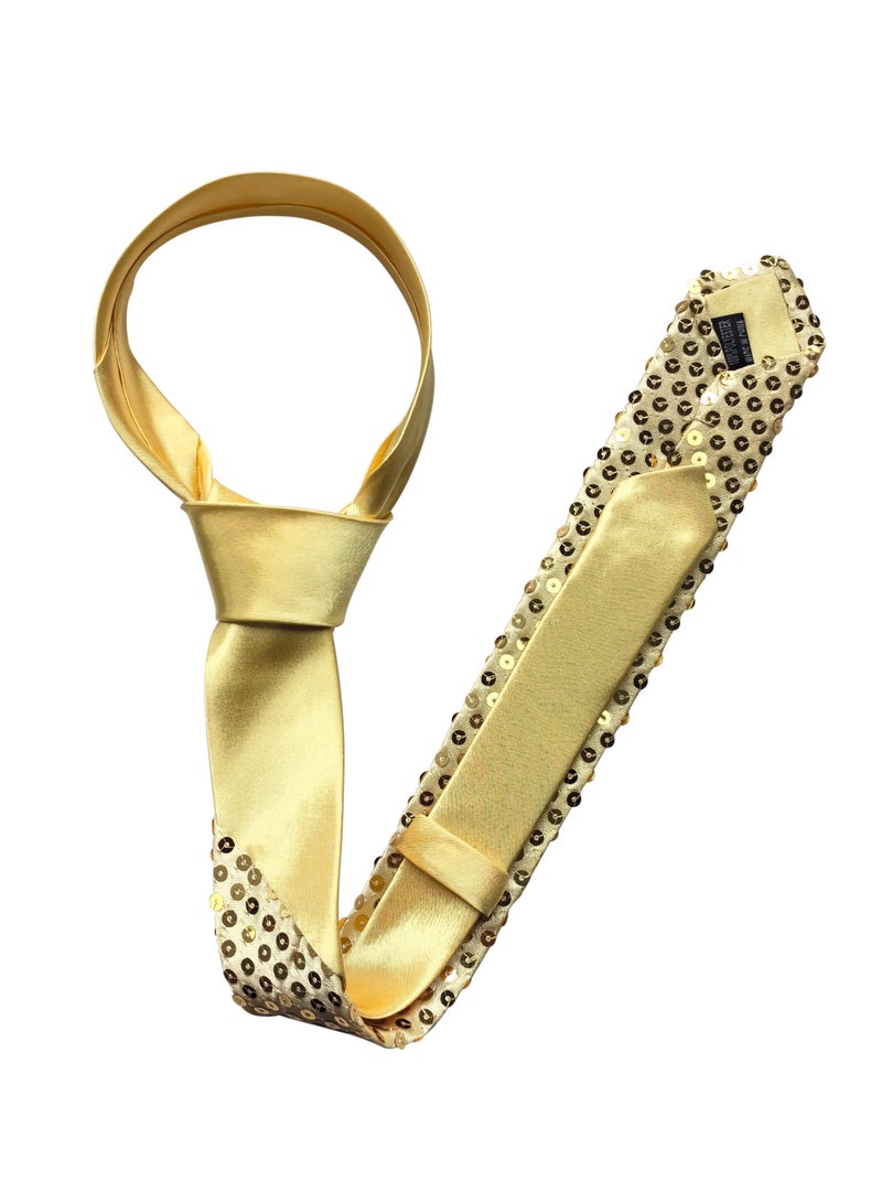 Sequin Tie Retro Disco Costume Accessory for Party Stage Performance - Image 1