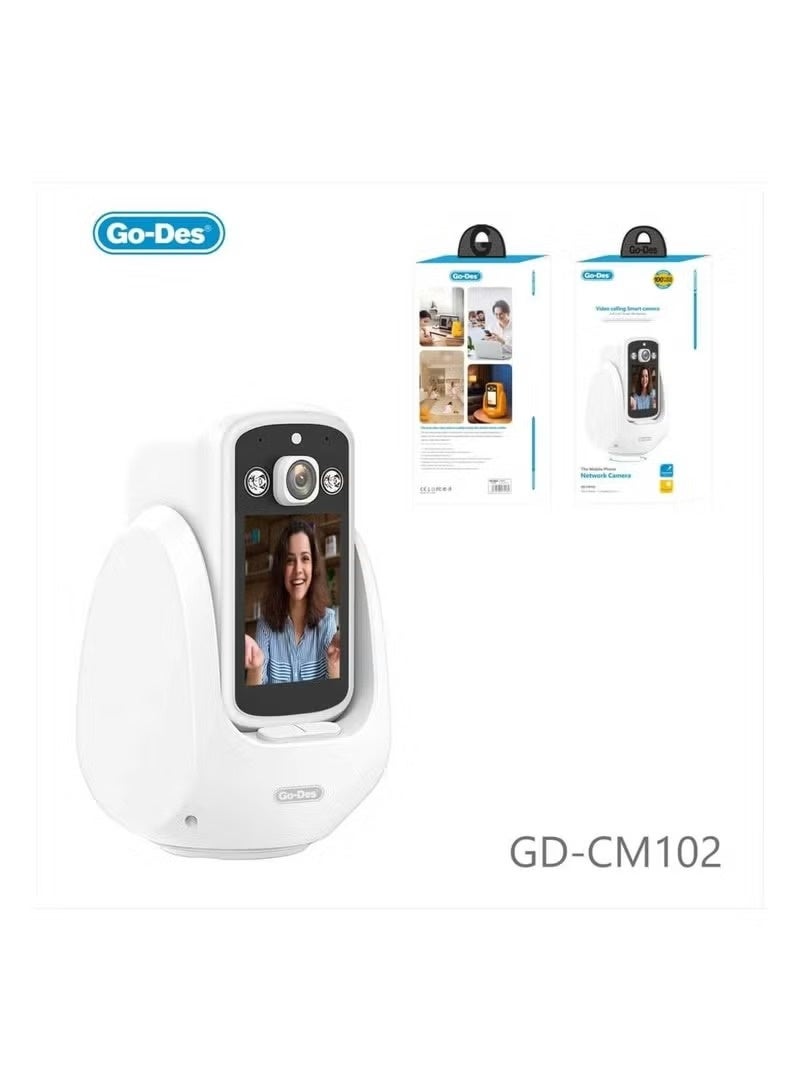 GO-DES Smart Camera For Video Calls With High-Resolution Color Monitoring And Video Calls With Cloud Storage Service - Image 3