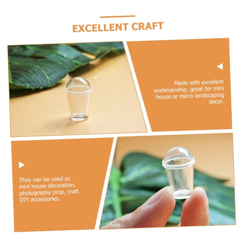 Miniature Milk Tea Cups 25 Sets Tiny House Accessories For Dollhouse Decoration DIY Crafts - Image 4