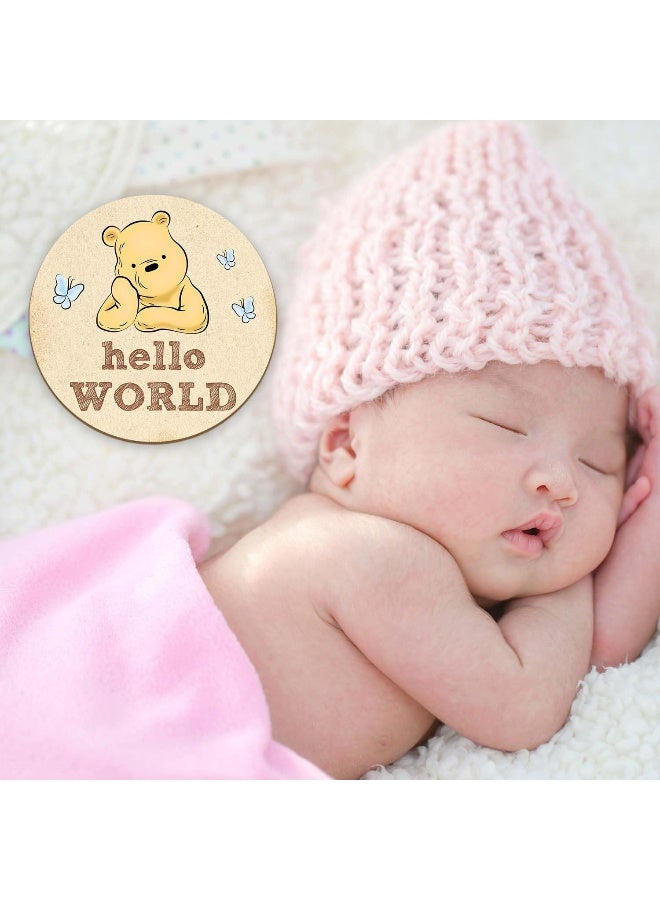 ALodr 7 Pcs Winnie Baby Monthly Milestone Markers - Image 5