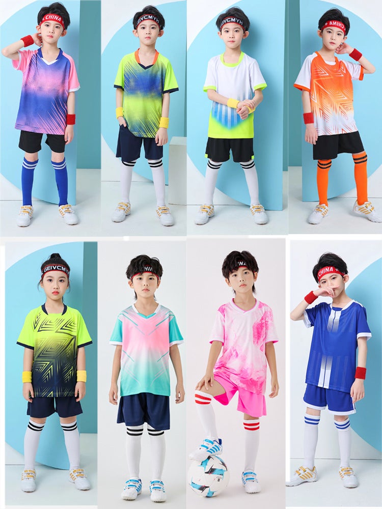Children''s Football Uniform Set for Boys and Girls, Printed Number Short-Sleeved Sports Jersey, 2026 World Cup Fan Version Jersey - Image 2