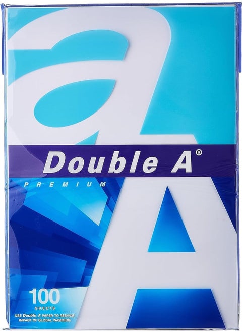 100-Sheet Double A A4 Size Paper White Sheets