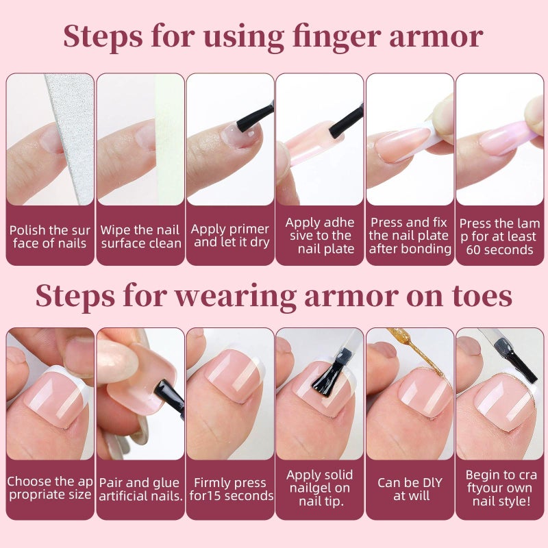 Nail art wearing patches  color - Image 3