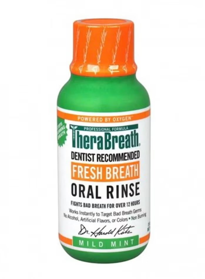 Therabreath Mouthwash for fresh breath with mint 88 ml original - Image 1