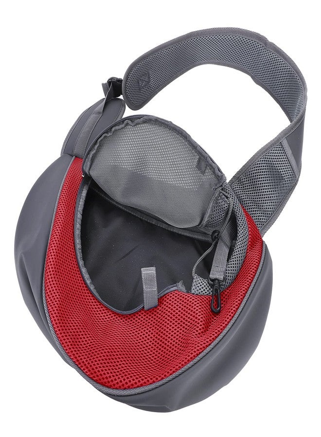 IBLUELOVER Dog Sling Carrier Hand-Free Puppy Carrier Purse Breathable Mesh Pet Chest Bag Adjustable Outing Pet Travel Sling Bag for Small Dogs Cats Rabbits(Under 10 lbs) - Image 5