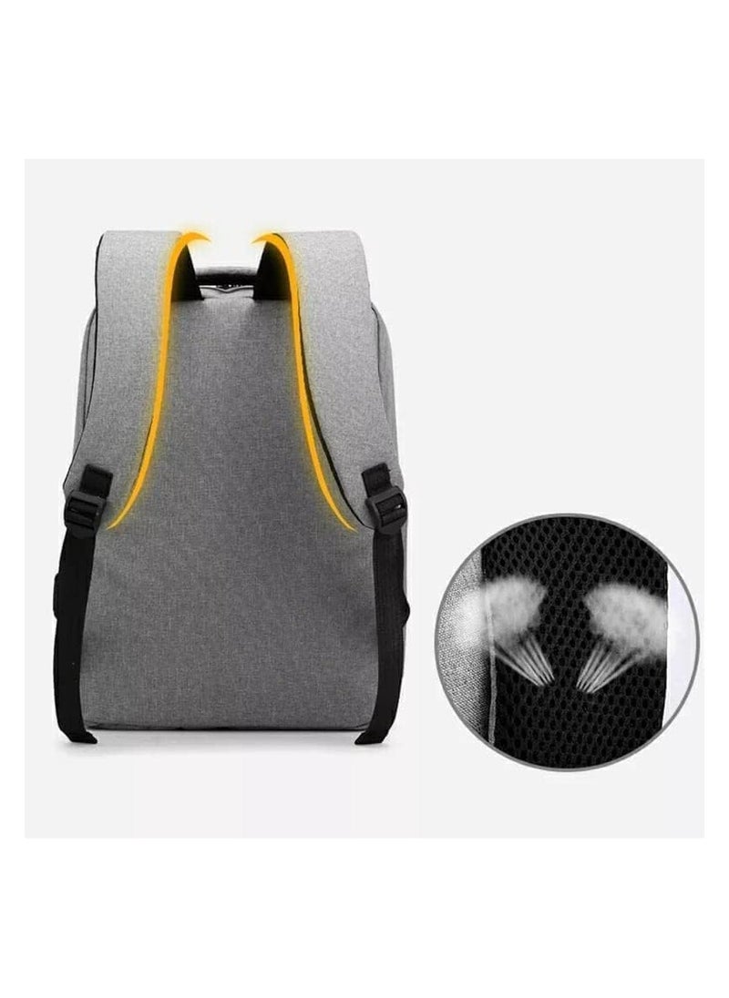 SportQ - Modern Laptop Travel Bag, Professional Large School Backpack Waterproof with USB Charging Port for Men and Women - Image 1