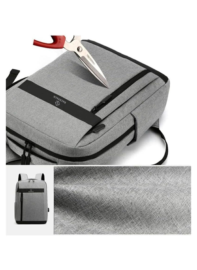 SportQ - Modern Laptop Travel Bag, Professional Large School Backpack Waterproof with USB Charging Port for Men and Women - Image 1