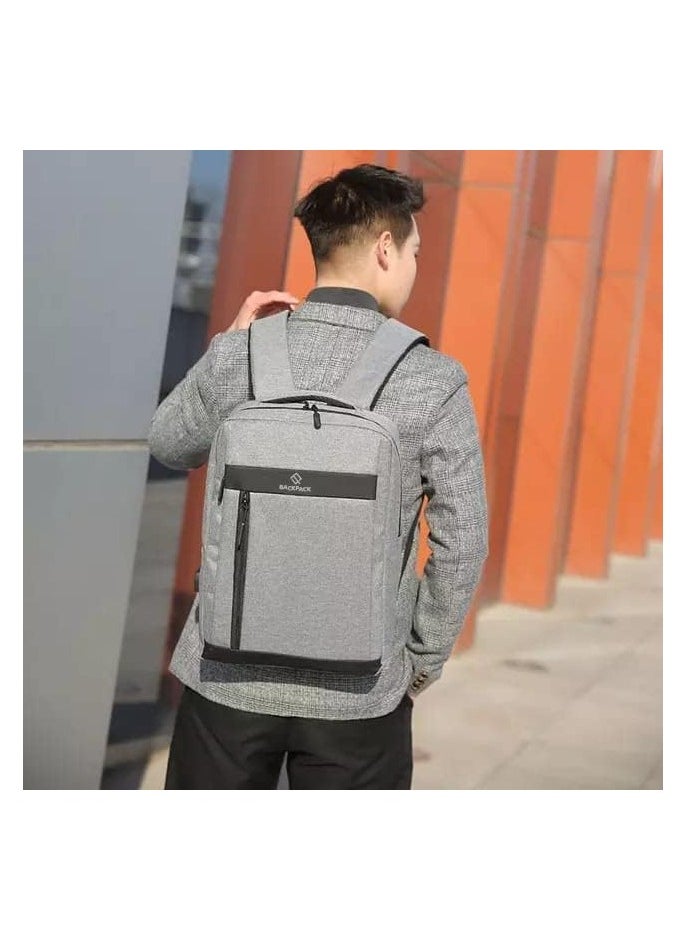 SportQ - Modern Laptop Travel Bag, Professional Large School Backpack Waterproof with USB Charging Port for Men and Women - Image 1
