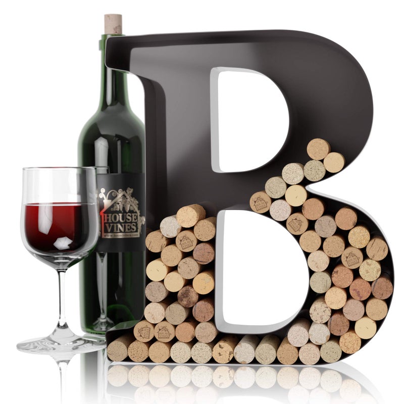 HOUSE VINES WWW.HOUSEVINES.COM Wine Letter Cork Holder Art Wall Dcor  Metal Letter Wine Cork Holder Monogram  Individual Wine Letter Cork Holders A Thru Z  Gifts for Wine Lovers  by HouseVines K 
