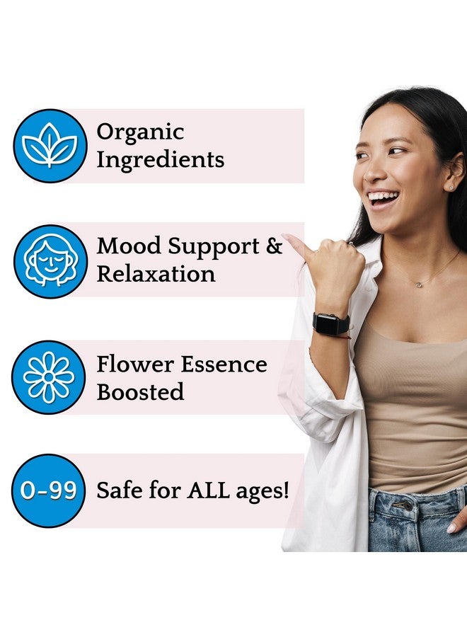 Herb Lore Anxia-T Ease Tincture - Herbal Mood & Relaxation Support with Passionflower, Lavender, Chamomile and Flower Essences (2 fl oz) - Image 2