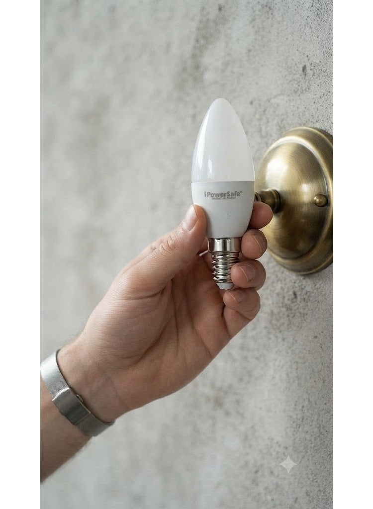 Powersafe LED Bulb 7W Warm White E-14 (Candle Shape) PSLEDB 0714 WW PowerSafe - Image 3
