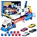 AuroTops Boy Toys Age 3 4 5 6 Year Old Boy Gifts for Kids Gifts Toy Trucks with Light Sounds Toys for Kids Age 3 4 5 6 7 8 Years OldInclude EejectionShooting Truck4 Racing Cars - Image 2