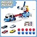 AuroTops Boy Toys Age 3 4 5 6 Year Old Boy Gifts for Kids Gifts Toy Trucks with Light Sounds Toys for Kids Age 3 4 5 6 7 8 Years OldInclude EejectionShooting Truck4 Racing Cars - Image 4