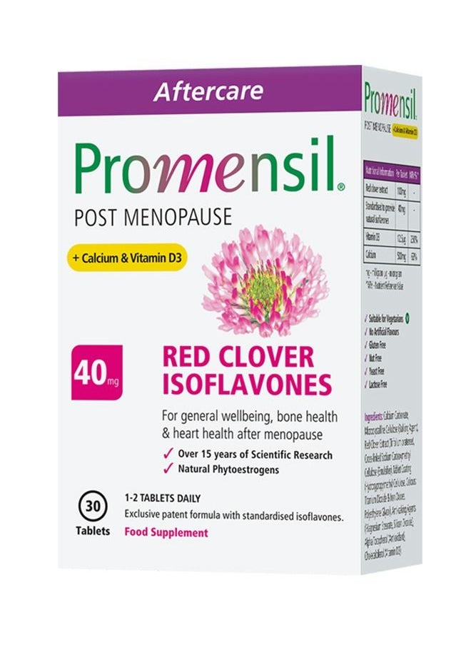 Promensil - Post Menopause Tablets Calcium and Vitamin D3 30'S - Image 1