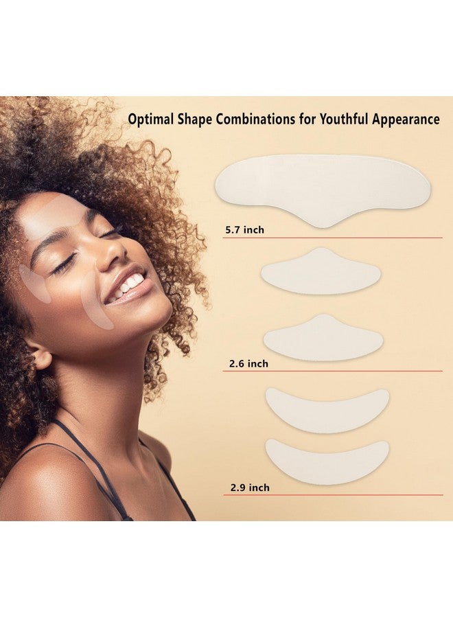 DoSensePro - Forehead Wrinkle Patch & 4 Reusable Silicone Face Patches Set: Includes Eye Wrinkle Patches & Smile Line Patches - Improves Skin Texture, Prevent Wrinkles & Enhance Facial Radiance - Image 5