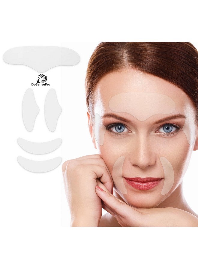 DoSensePro - Forehead Wrinkle Patch & 4 Reusable Silicone Face Patches Set: Includes Eye Wrinkle Patches & Smile Line Patches - Improves Skin Texture, Prevent Wrinkles & Enhance Facial Radiance - Image 1