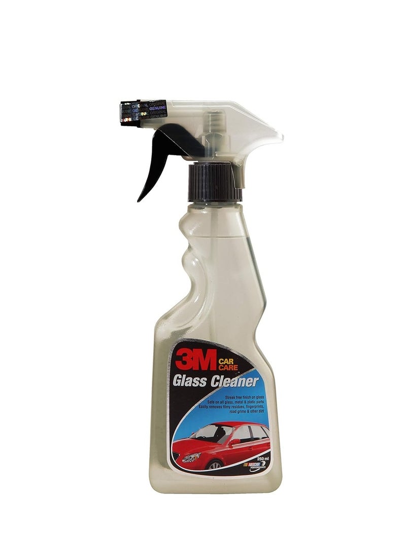 3M 3M Car Glass Cleaner 250 ml Remove Stains Filmy Residues Grime and Fingerprints from Windshields and Windows Streak-Free Shine  - Image 1