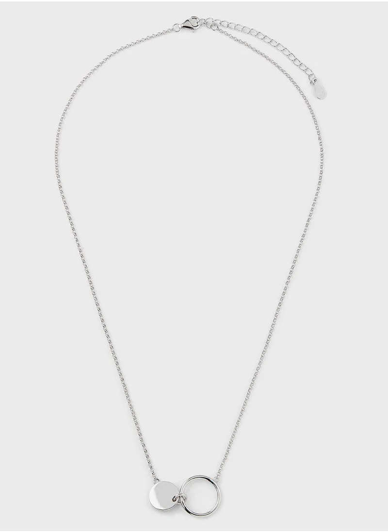 MOMNT Linked Circle Friends Necklace