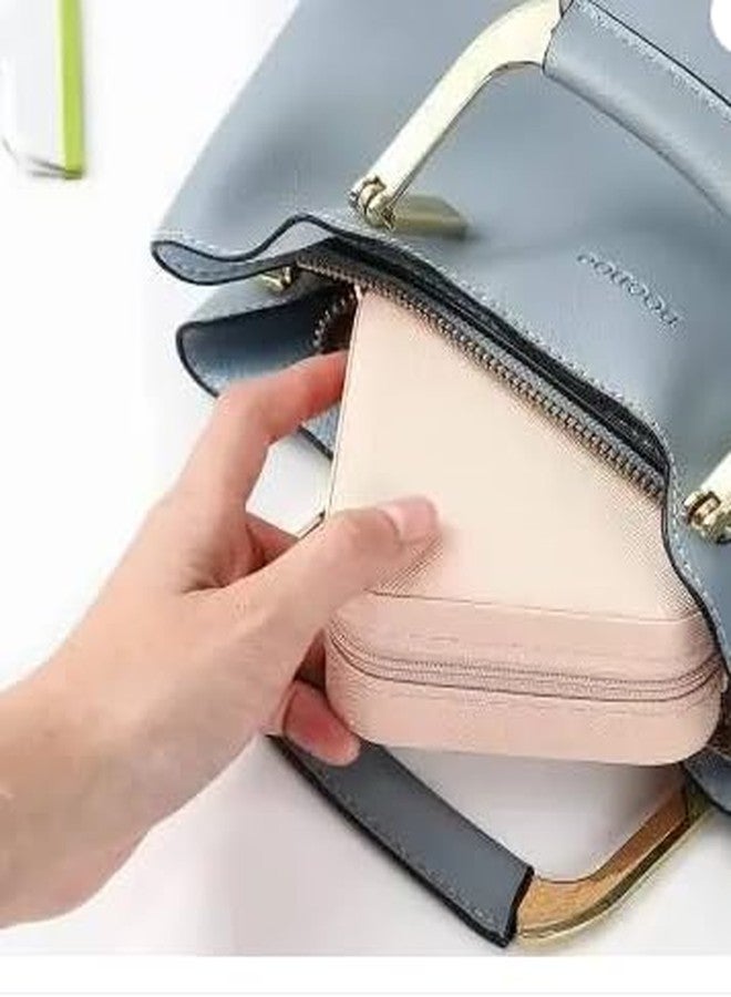 Trendy Styler Regular Mini Jewelry Organizer Box for Travel Storage Case PU Leather jewellery Storage Case PU Leather jewellery organisers Vanity Box (Multicolor) - Image 2