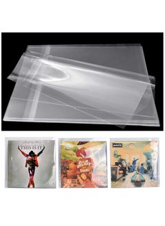 KASTWAVE Clear Plastic Protective, LP Outer Sleeves Vinyl Record Sleeves Album Covers 12.79" x 12.9" Provide Your LP Collection with The Proper Protection(100PCS)  - Image 1