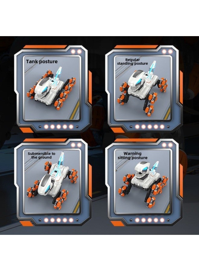 Children's Remote Control Car Eight Wheel Stunt Mechanical Dinosaur Spray Electric Watch Induction Intelligent Robot Toy Wholesale-Color:Eight-wheel Mechanical Spray Dinosaur 【handle Remote Control】-Proportion:Luxury Three Electric - Image 4