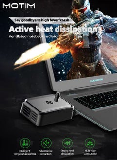 Laptop Cooler for iPad/Surface pro/Samsung Tablet, USB Plug Exhaust Fan, Side Suction Laptop Notebook Cooler Fan