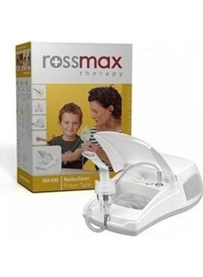 روزماكس جهاز رذاذ (نيبولايزر) مكبسي فائق الصغر Rossmax NA100 للأطفال والبالغين (أبيض) - Image 4